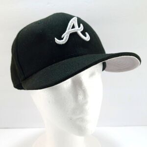 VINTAGE  New Era Atlanta Braves 59FIFTY Hat Men’s Fitted 7 1/4 Embroidered Cap